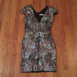 Dress the population sequined dress